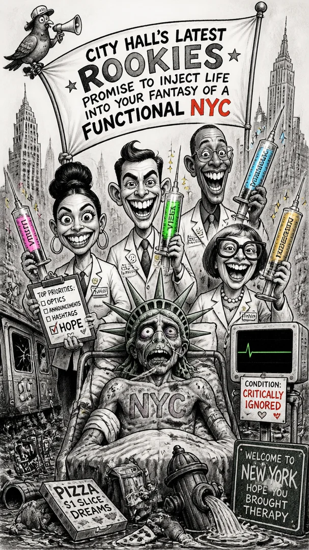 City Hall's Latest 'Rookies' Promise to Inject Life Into Your Fantasy of a Functional NYC